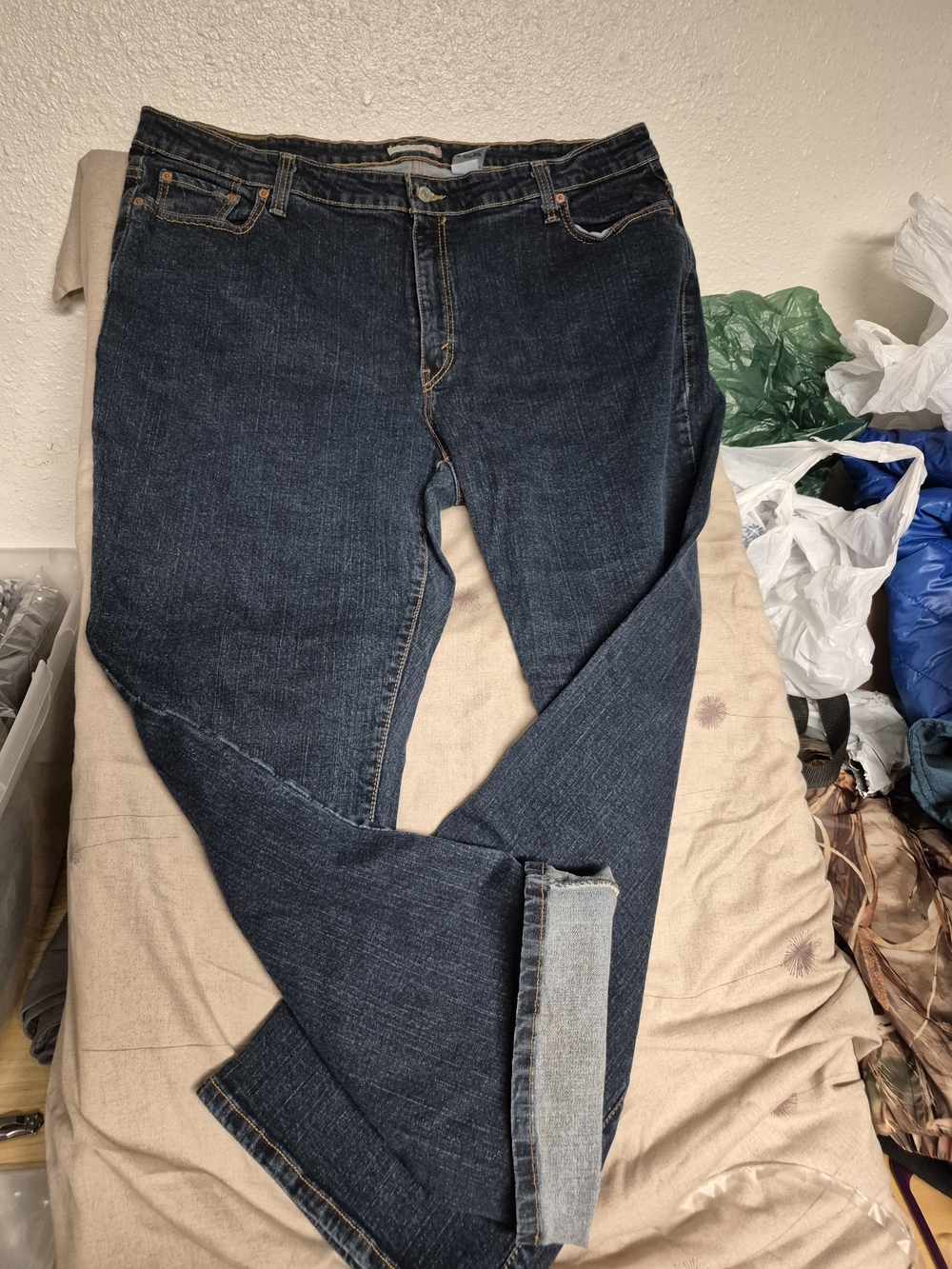 Classic Dark Blue womens Jeans